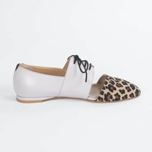 Load image into Gallery viewer, Indigenous Genuine Leather Calf Hair Oxford Flat Shoes by Lordess Lordess