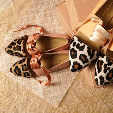 Load image into Gallery viewer, Sapien Genuine Leather Calf Hair Oxford Flat Shoes by Lordess Lordess