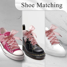 Load image into Gallery viewer, Organza Shoe Laces (2 pairs)- Light Grey
