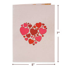 Load image into Gallery viewer, Paper Love Valentines Day 3D Pop Up Card - Love Tree
