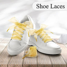 Load image into Gallery viewer, Organza Shoe Laces (2 pairs)- Light Grey
